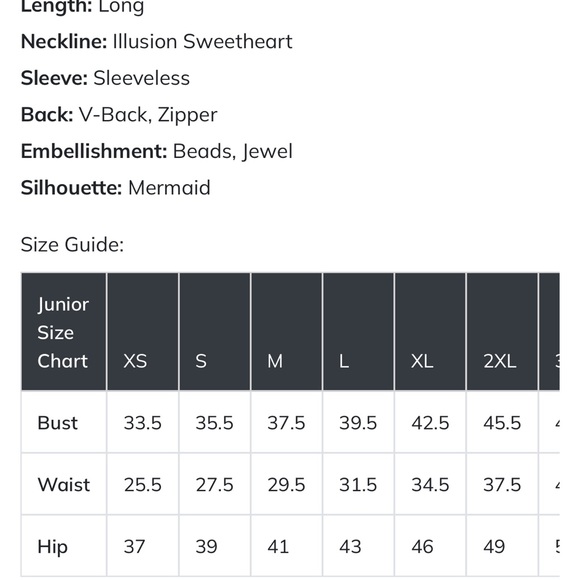 Long beaded gown - Picture 8 of 9